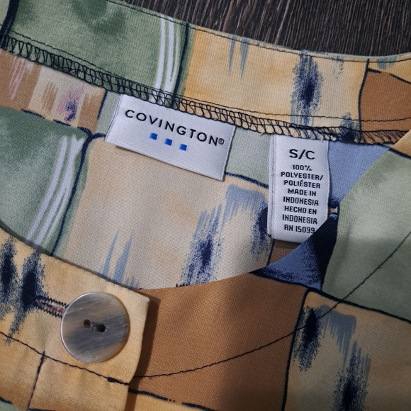 Vintage Covington Pastel Checkered Shirt - Picture 2 of 6